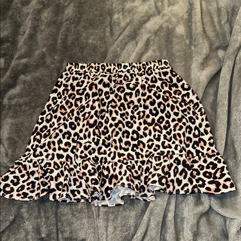 Oh Polly Animal Print Skirt
